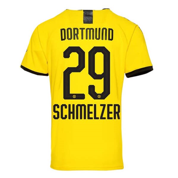 Tailandia Camiseta Borussia Dortmund NO.29 Schmelzer Primera equipación 2019-2020 Amarillo